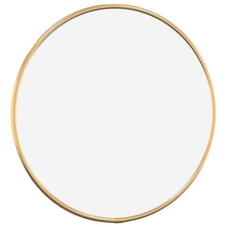Vidaxl -Wandspiegel um Ø30 cm Gold gefärbt