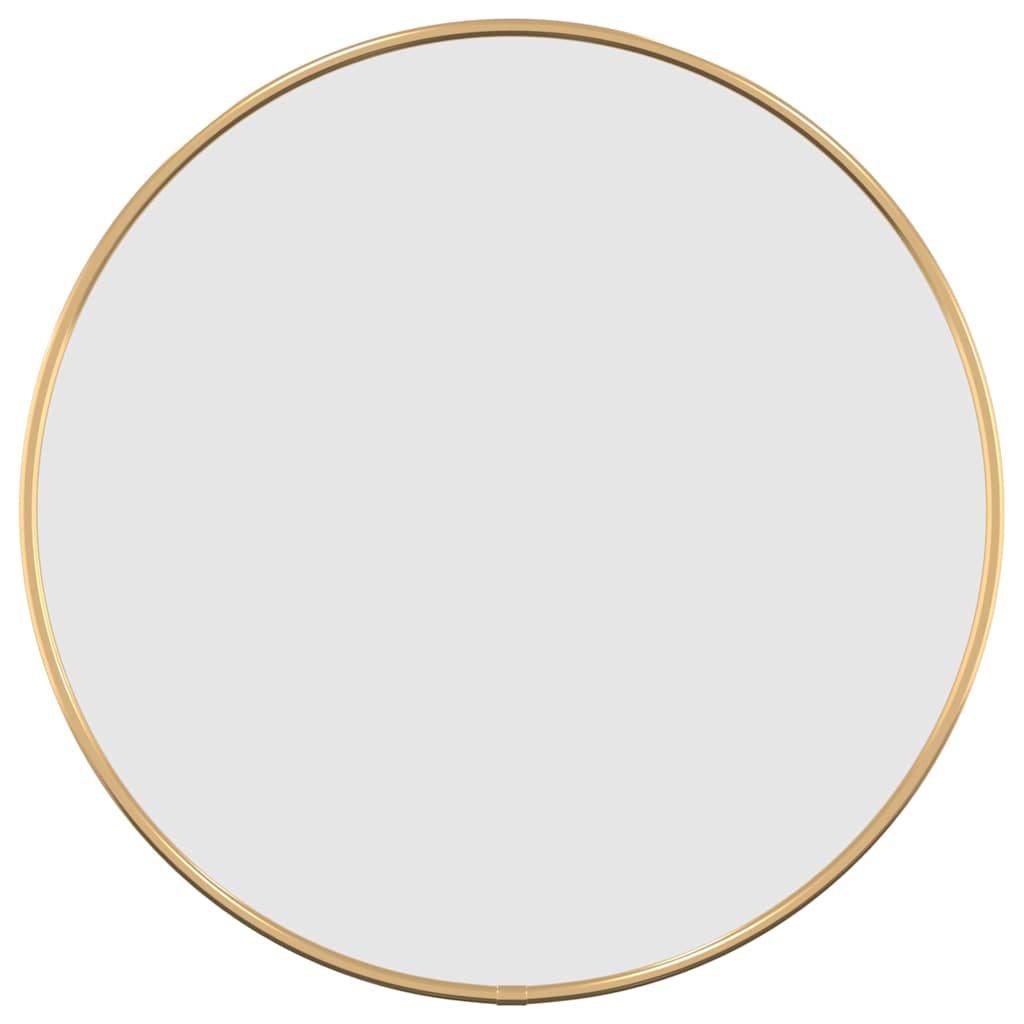 Vidaxl Wall Mirror Round Ø40 cm zlaté barvy