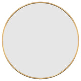 Vidaxl Wall Mirror Round Ø40 cm zlaté barvy