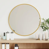 Vidaxl Wall Mirror Round Ø40 cm zlaté barvy