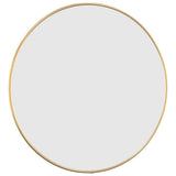 Vidaxl -Wandspiegel um Ø50 cm Gold gefärbt