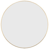 Vidaxl Wandspiegel rund Ø60 cm Goldfarbe