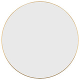 Vidaxl Wall Mirror Round Ø60 cm gullfarget