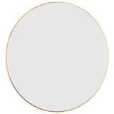 Vidaxl Wall Mirror Round Ø60 cm gullfarget