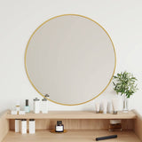 Vidaxl Wandspiegel rund Ø60 cm Goldfarbe