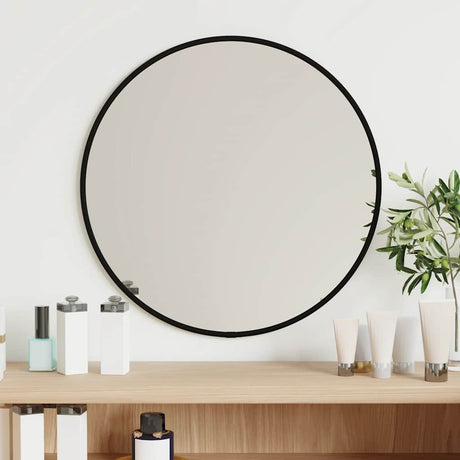 Vidaxl Wandspiegel rund Ø40 cm schwarz