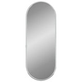 Vidaxx Wandspiegel 40x15 cm oval silberfarben