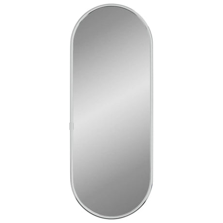 Vidaxx Wandspiegel 40x15 cm oval silberfarben