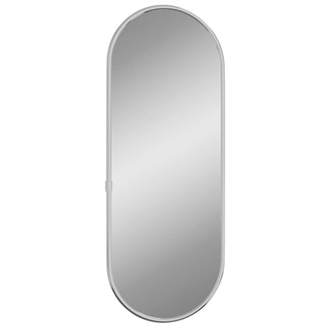 Vidaxx Wandspiegel 40x15 cm oval silberfarben