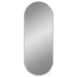 Vidaxl -Wandspiegel 50x20 cm oval Silberfarbe