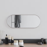 Vidaxl Wall Mirror 50x20 cm Oválné stříbrné barvy