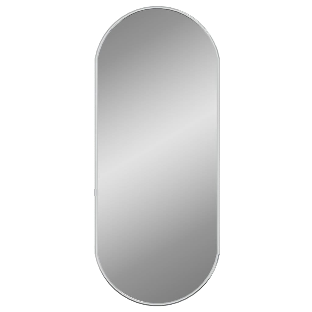 Vidaxl Wall Mirror 60x25 cm Oval sølvfarget