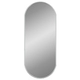 Vidaxl Wall Mirror 60x25 cm Oval sølvfarget