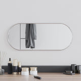 Vidaxl Wall Mirror 60x25 cm Oval sølvfarget