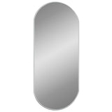 Vidaxl Wall Mirror 70x30 cm owalny srebrny kolor