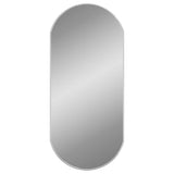 Vidaxl -Wandspiegel 90x40 cm oval Silberfarbe