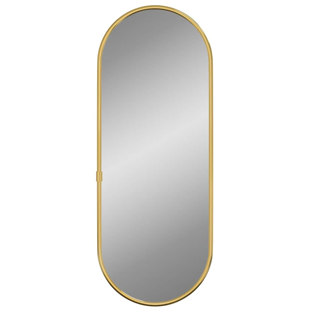 Vidaxl Wall Mirror 40x15 cm owalny złoty kolor