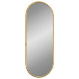 Vidaxl Wall Mirror 40x15 cm owalny złoty kolor