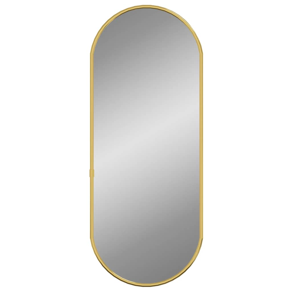 Vidaxl Wall Mirror 50x20 cm oválné zlaté barvy