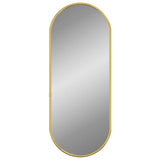 Vidaxl Wandspiegel 50x20 cm ovales Goldfarbe