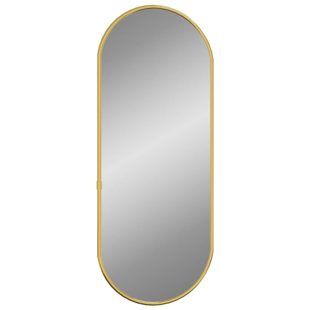 Vidaxl Wall Mirror 50x20 cm oválné zlaté barvy