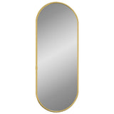 Vidaxl Wandspiegel 50x20 cm ovales Goldfarbe
