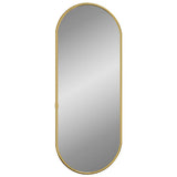 Vidaxl Wandspiegel 60x25 cm ovales Goldfarbe