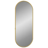 Vidaxl Wall Mirror 60x25 cm Oval gullfarget