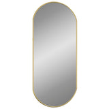 Vidaxx Wandspiegel 70x30 cm oval goldfarben