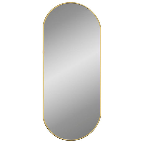 Vidaxx Wandspiegel 70x30 cm oval goldfarben