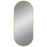 Vidaxx Wandspiegel 70x30 cm oval goldfarben