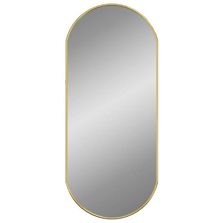 Vidaxx Wandspiegel 70x30 cm oval goldfarben