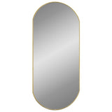 Vidaxl Wall Mirror 90x40 cm Oval gullfarget