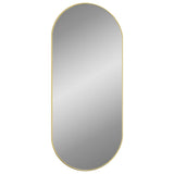 Vidaxl Wandspiegel 100x45 cm ovales Goldfarbe