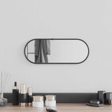 VidaXL wall mirror 40x15 cm oval black