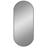 Vidaxl Wandspiegel 80x35 cm Oval Schwarz