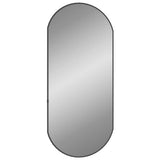 Vidaxl Wandspiegel 80x35 cm Oval Schwarz