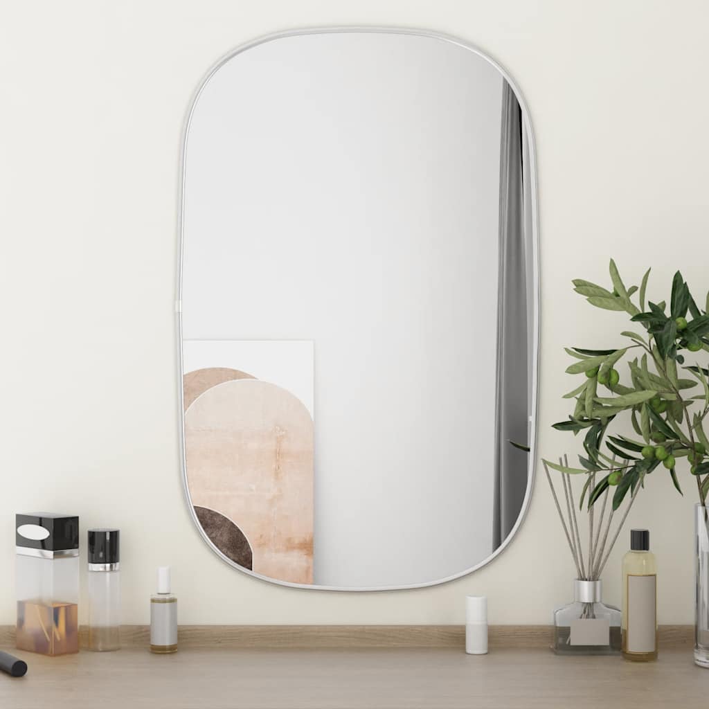 Vidaxl Wall Mirror 70x45 cm sølvfarget