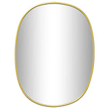 Vidaxl Wandspiegel 30x25 cm Gold gefärbt