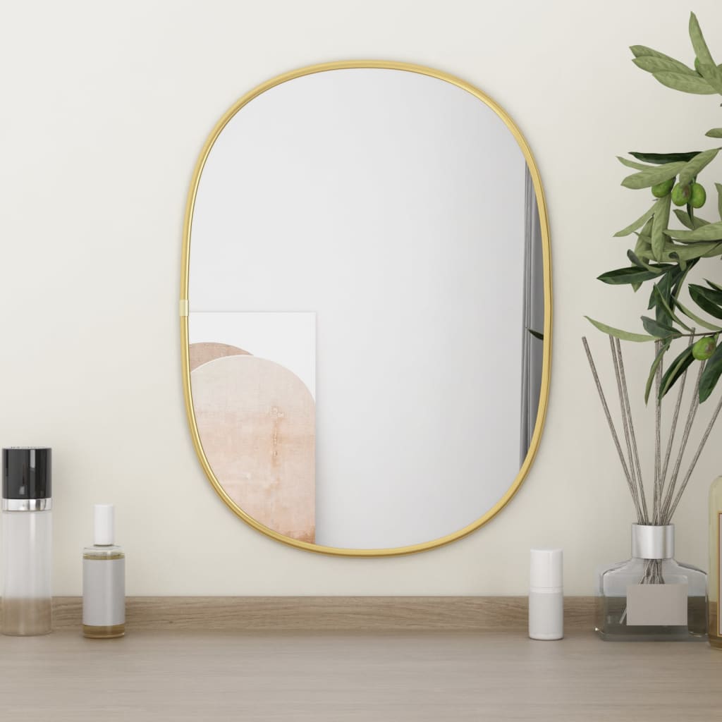 Vidaxl Wall Mirror 40x30 cm zlaté barvy