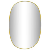 Vidaxl Wandspiegel 50x35 cm Gold gefärbt