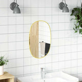 Vidaxl Wandspiegel 50x35 cm Gold gefärbt