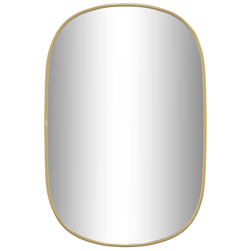 Vidaxl Wall Mirror 60x40 cm gullfarget