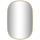 Vidaxl Wall Mirror 60x40 cm gullfarget