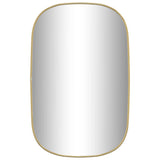 Vidaxl Wall Mirror 70x45 cm Gold colored