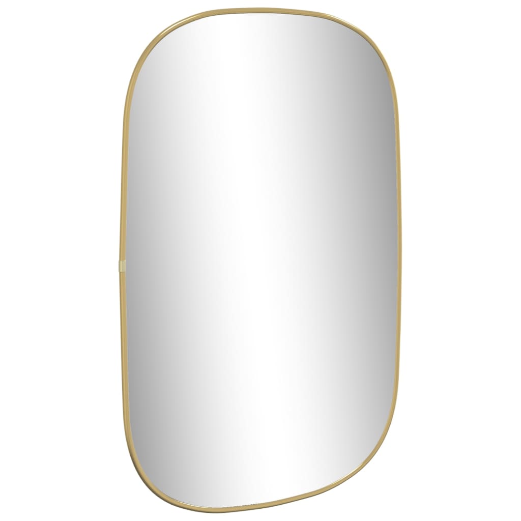 Vidaxl Wall Mirror 70x45 cm Gold colored