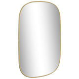 Vidaxl Wall Mirror 70x45 cm gullfarget