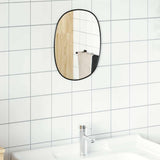 Vidaxl Wandspiegel 30x25 cm schwarz