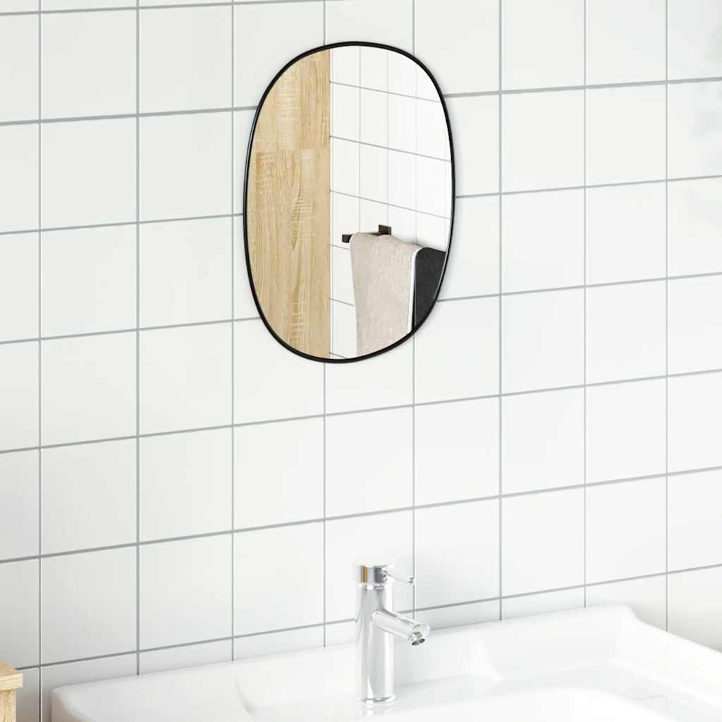 Vidaxl Wall Mirror 30x25 cm černá