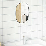 Vidaxl Wall Mirror 30x25 cm černá